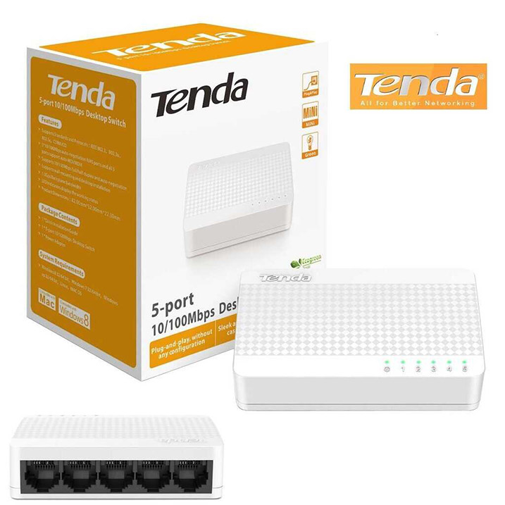 SWITCH - TENDA 5 PUERTOS