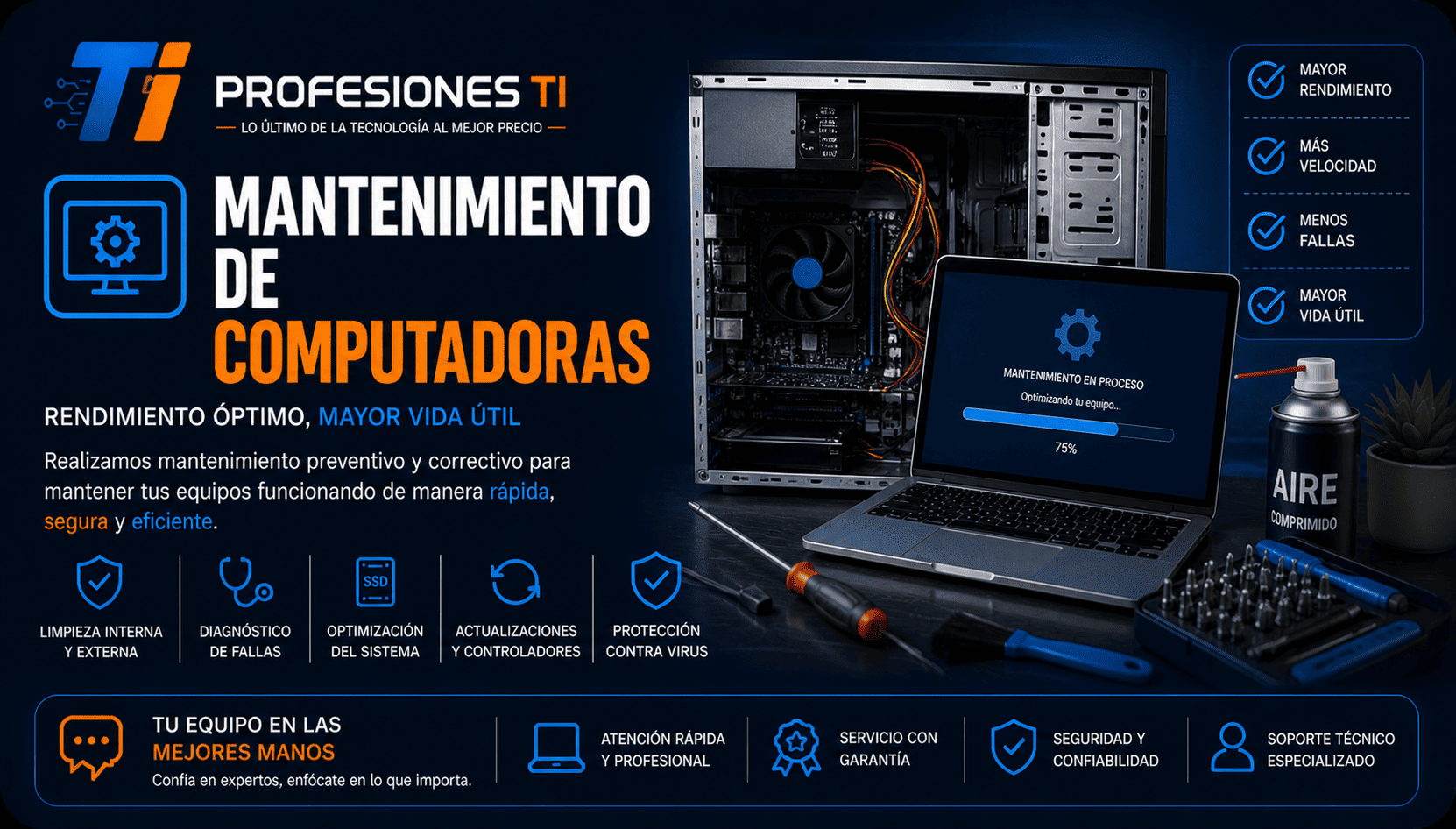 Mantenimiento de computadoras